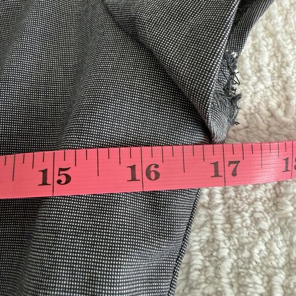 H&M Women’s Short Sleeve Gray Knee Length Dress Sz 8 Dainty Career Lined Office - Picture 5 of 9